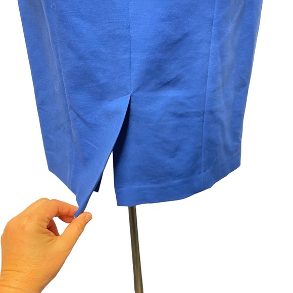 NWT ANNE KLEIN BLUE GREEN SHEATH TANK DRESS SUMMER WEDDING OCCASION WORK OFFICE - Picture 9 of 16